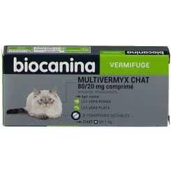Multivermyx Chat, 2 Comprimés