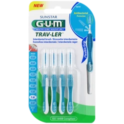 GUM® TRAV-LER 1614- Brossettes Interdentaires 1.6mm, 4 Unités