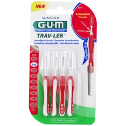 GUM® TRAV-LER 1314 - Brossettes Interdentaires 0.8 Mm, 4 Unités
