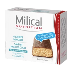 Barre Minceur Chocolat Noix De Coco, 6 Barres