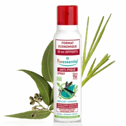 Puressentiel ANTI-PIQUE - Spray Répulsif Et Apaisant - Toutes Zones, 200ml