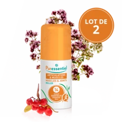 Puressentiel Articulations & Muscles - Roller Aux 14 Huiles Essentielles, 2x75ml