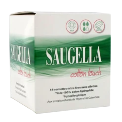 Cotton Touch - Serviettes Extra-fines Jour, 14 Unités