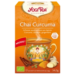 Yogi Tea Chaï Curcuma, 17 Sachets