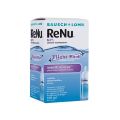 Bausch & Lomb RENU MPS - Solution Multifonctions Flight Pack Format Voyage, 100ml