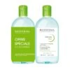 Bioderma SEBIUM H2O - Eau Micellaire Nettoyante Et Purifiante - Visage - Peaux Mixtes à Grasses, 2x500ml