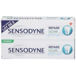 RÉPARE ET PROTÈGE - Dentifrice Au Fluor Réparation En Profondeur Menthe Fraîche, 2x75ml
