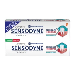 SENSIBILITÉ & GENCIVES - Dentifrice Menthe Fraîche, 2x75ml