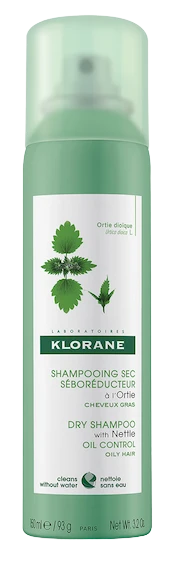 Klorane ORTIE - Shampooing Sec Séboréducteur - Cheveux Gras, 150ml