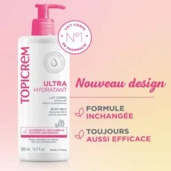 TOPICREM ULTRA-HYDRATANT - Lait Corps - Peaux Sensibles Et Sèches, 2x500ml -Boticinal Powersanté Soldes Boutique uhc newdesign 1