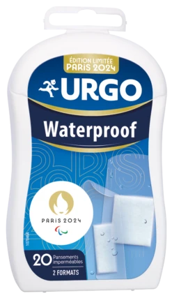 WATERPROOF - Pansements Résistants à L'Eau, 20 Unités