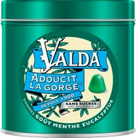 Valda Gommes Menthe Eucalyptus Sans Sucres, 140g